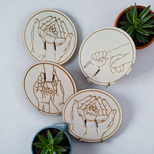 Hospital bracelet keepsake - heart