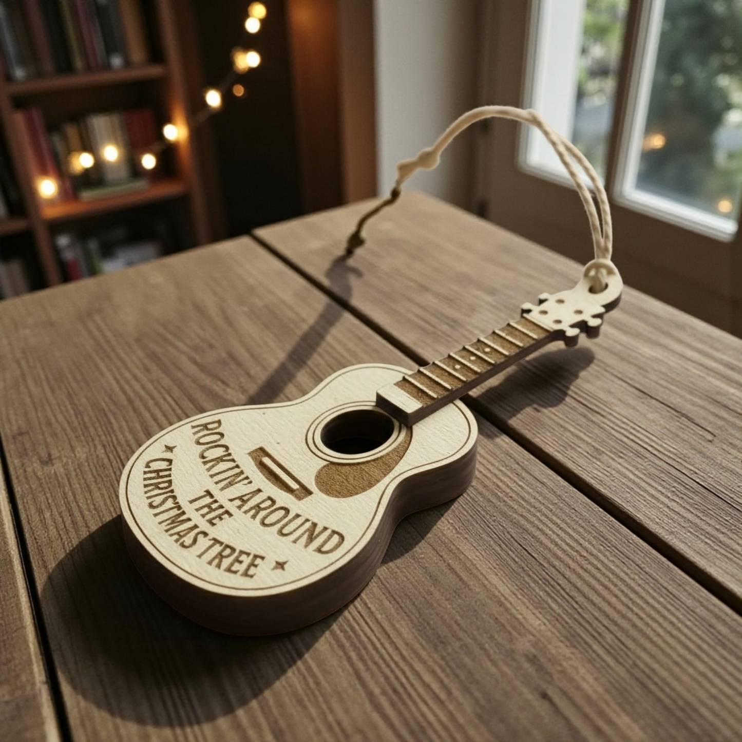 Guitar Christmas tree decoration
