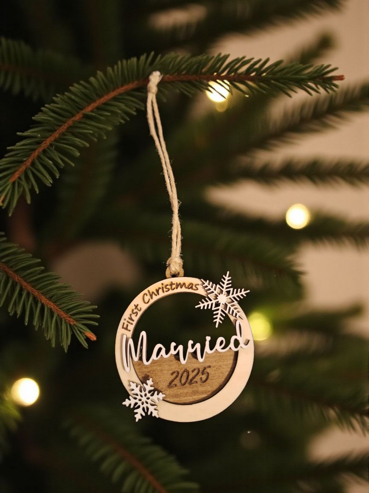 Christmas tree decoration Family