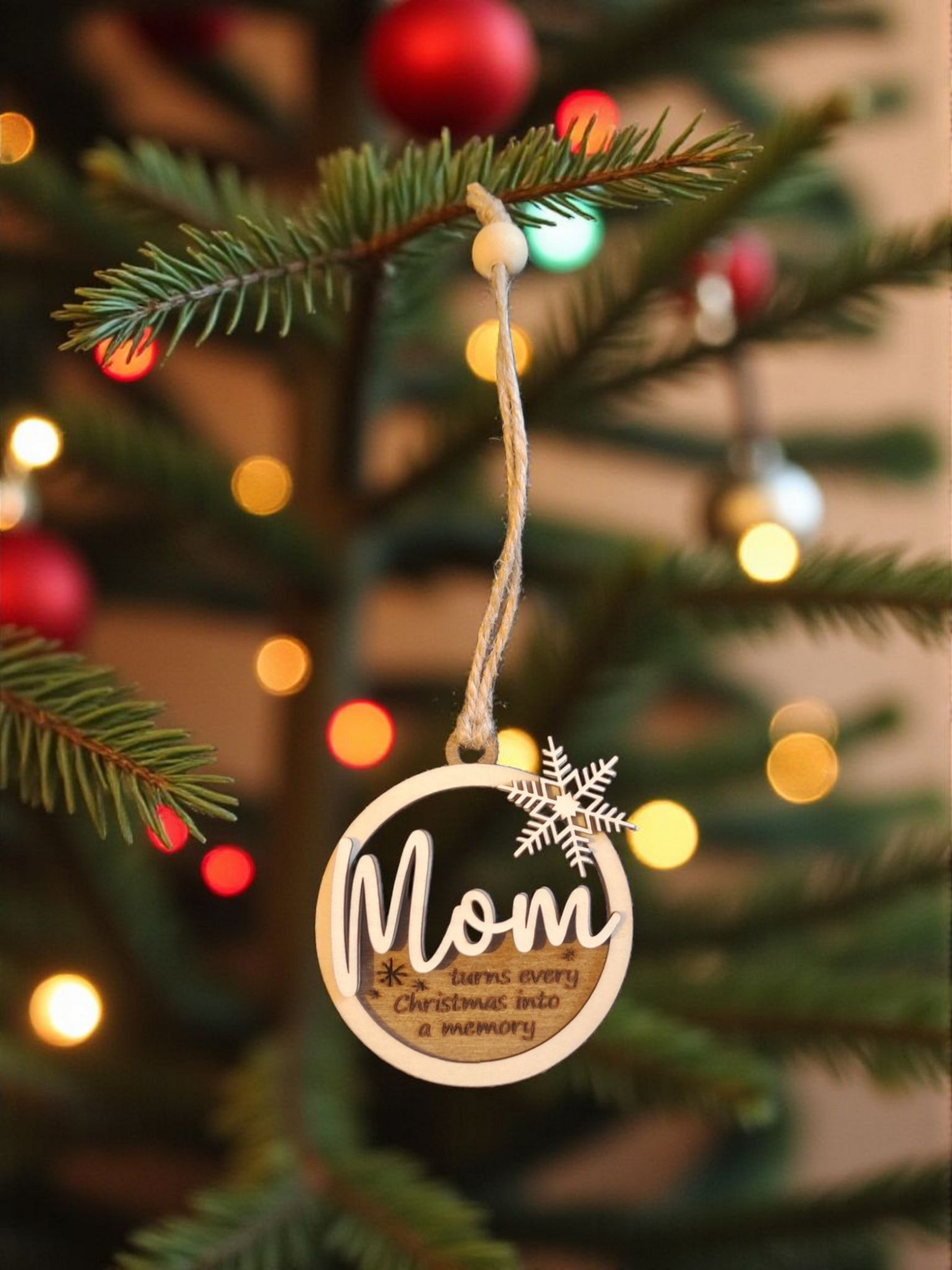 Christmas tree decoration Family