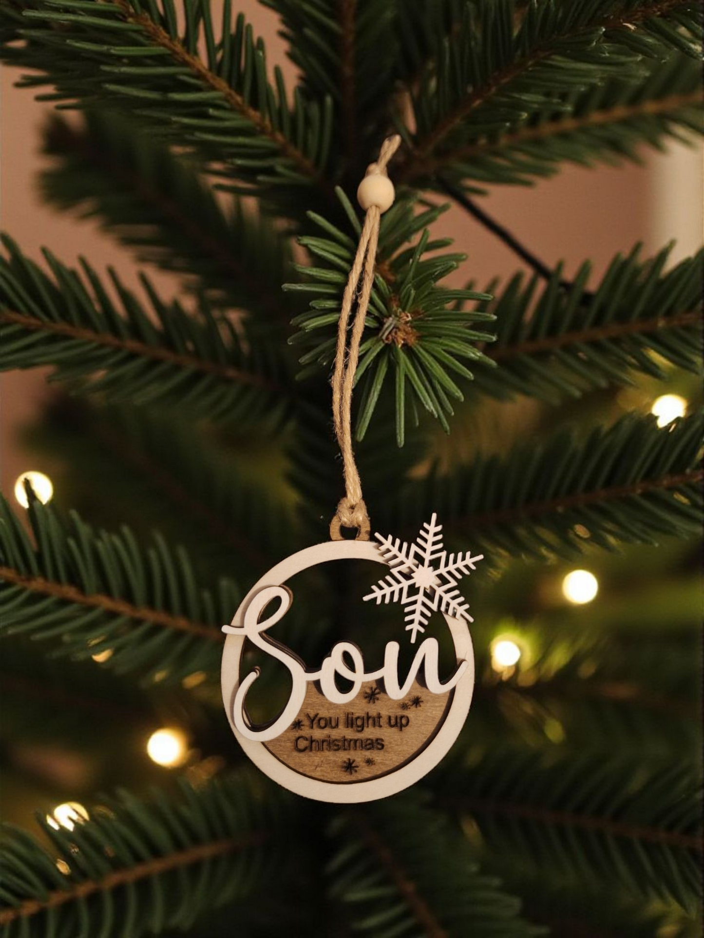 Christmas tree decoration Family