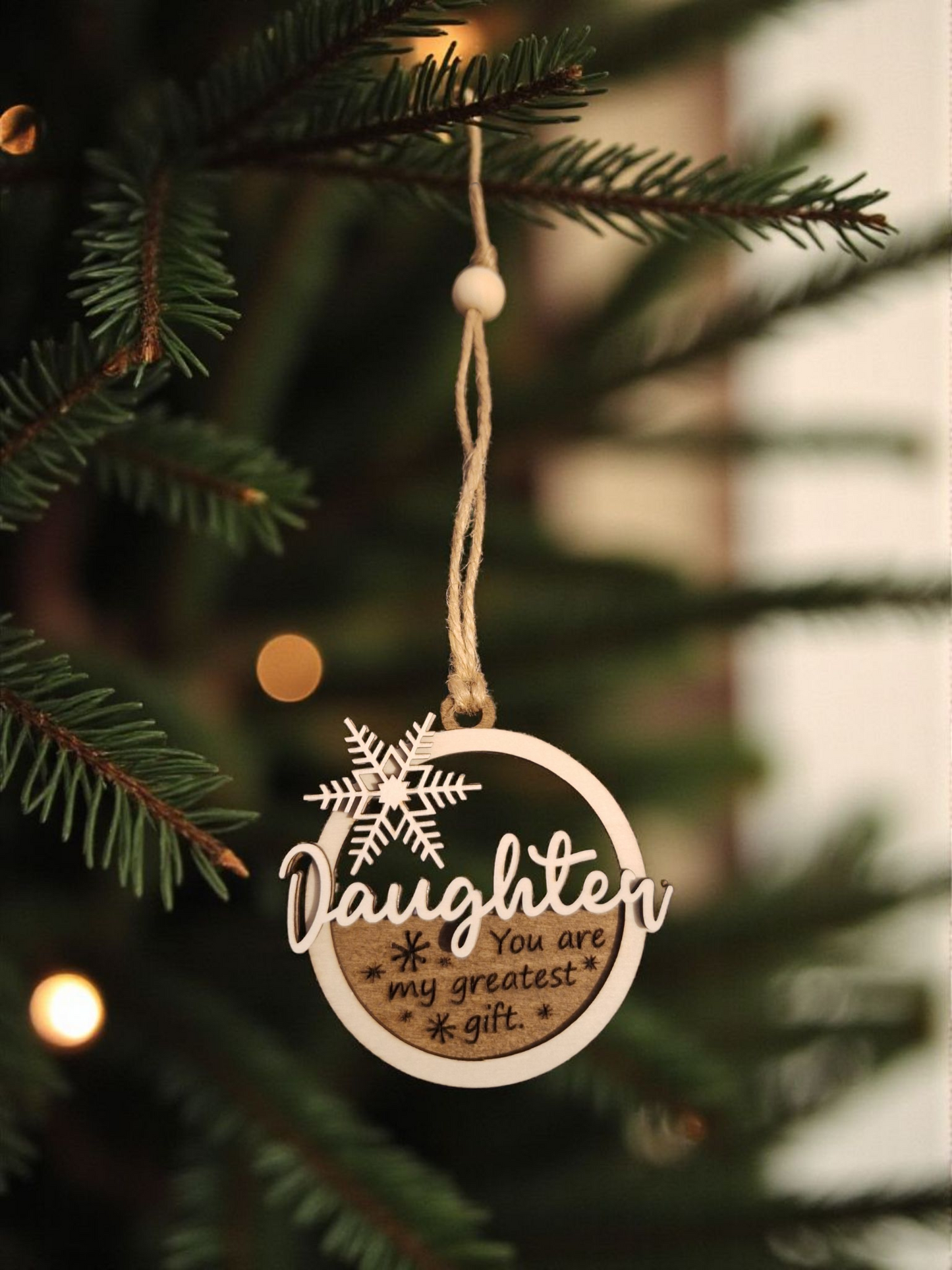 Christmas tree decoration Family